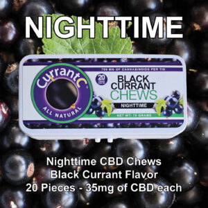 Black Currant CBD Chews - Nighttime
